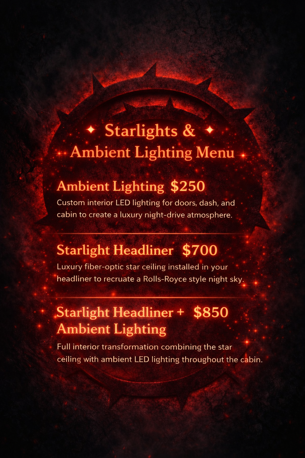 Starlights & Ambient Lighting